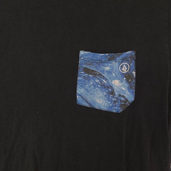 Volcom Crew Neck Short Sleeve Graphic T Shirt Mens Size Medium M Black - Picture 4 of 9